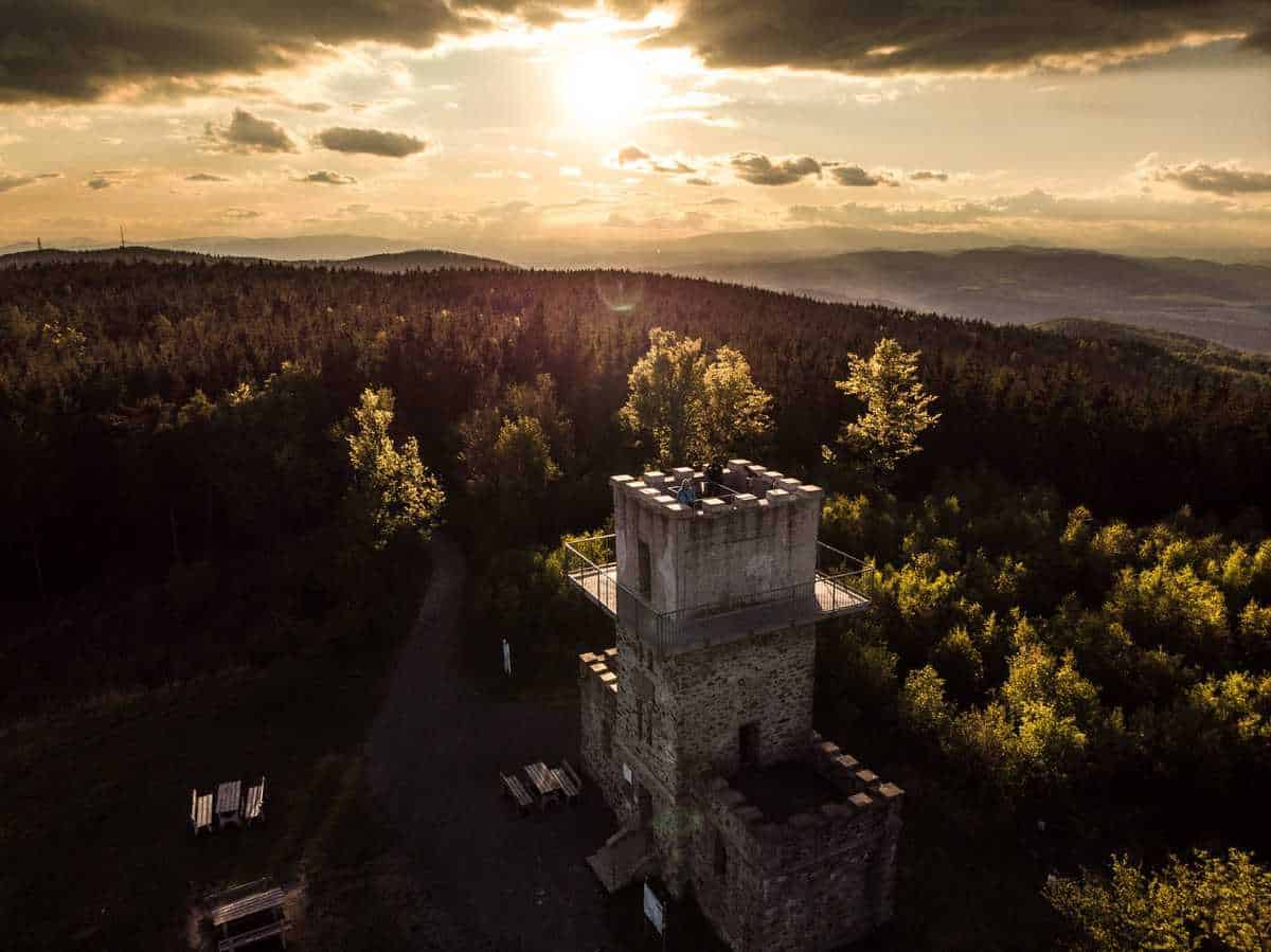 Erste Womo-Reise Nach Corona: Wandern Und Biken Im Günser Gebirge (Burgenland) 4 Aussichtswarte Am Geschriebenstein