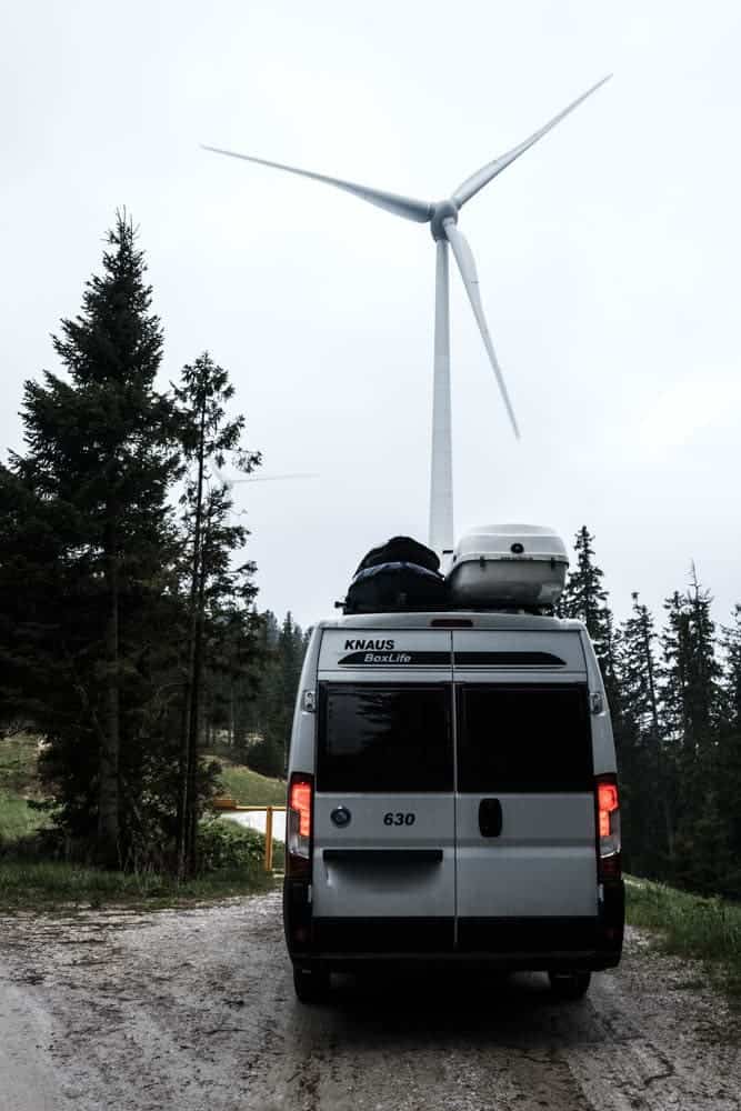 Windrad Auf Wohnmobil