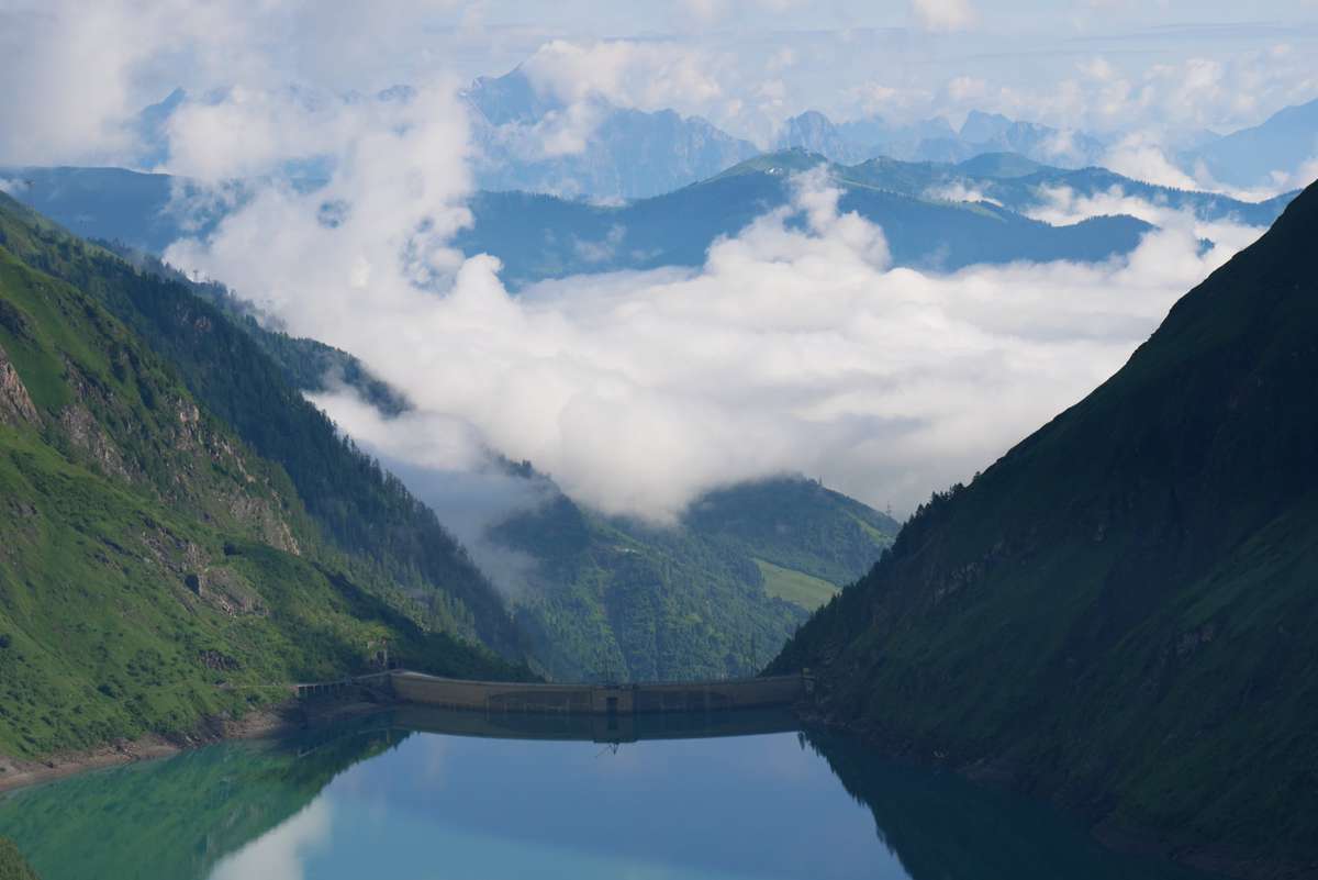 Grandiose Ausblicke Über Den Stauseen Kaprun