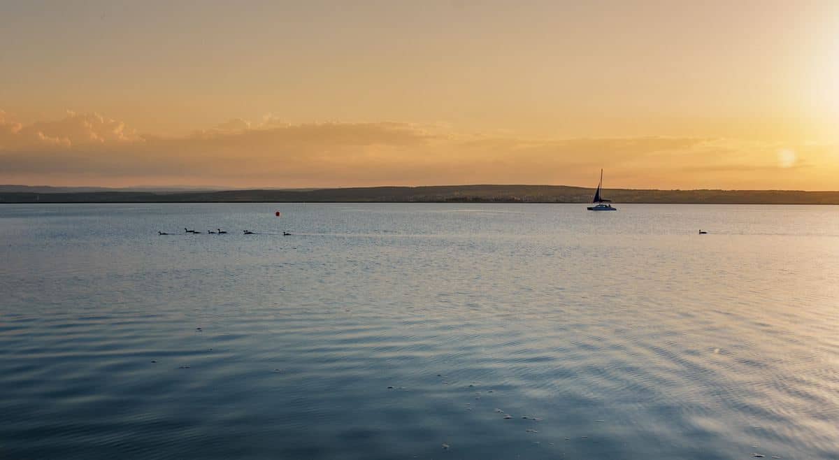 Die Besten Reisefotos 2020 - Unser Reisejahr 25 Neusiedler See In Der Abendsonne