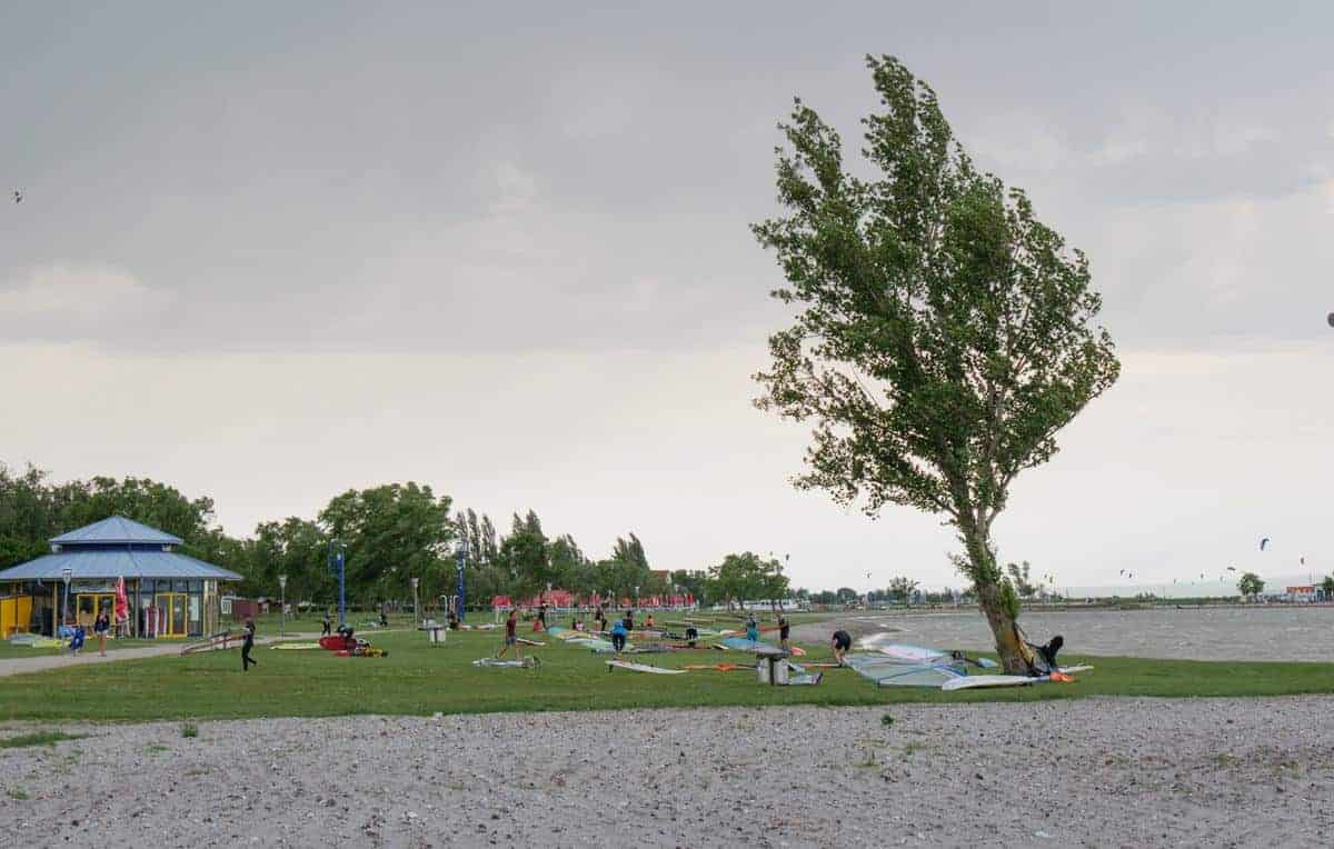 Windsurfer In Podersdorf Am See