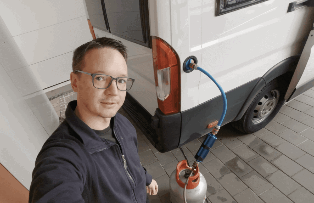 Abstellmöglichkeit Für Schwere Wasserfilter Fürs Wohnmobil