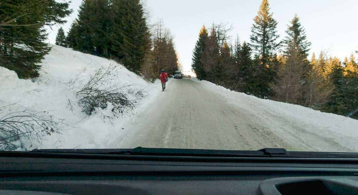 Schneeketten Am Wohnmobil 7 Fahrt Auf Schneefahrbahn Mit Dem Wohnmobil Mit Schneeketten