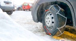 Schneeketten Am Wohnmobil