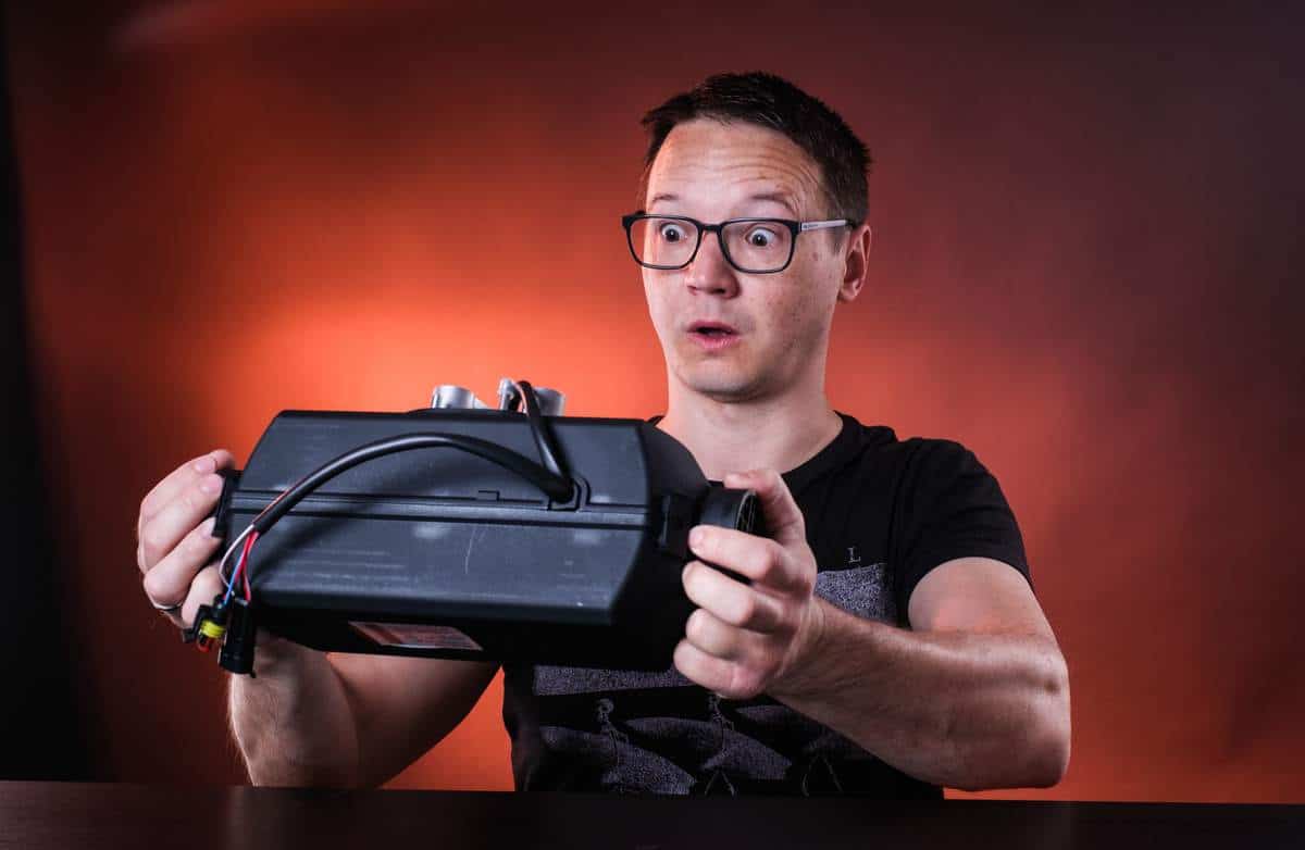 Produktfotographie Dieselheizung