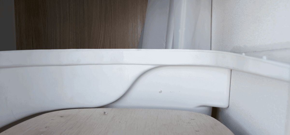 Chemietoilette Ausgebaut