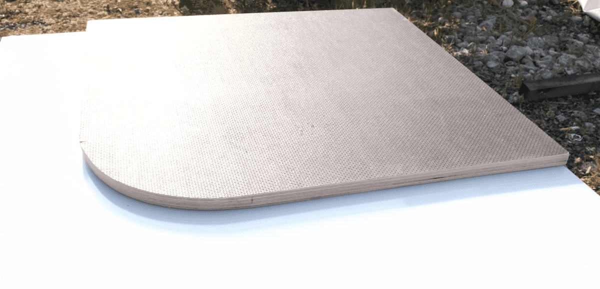 Platte Für Die Unterkonstruktion  Einer Trenntoilette