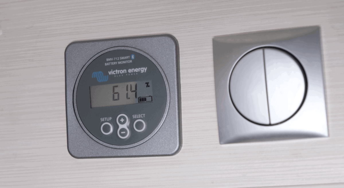 Anzeige Unseres Batteriemonitors