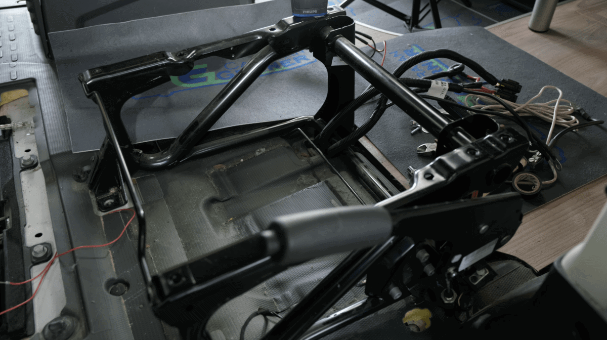 Leeres Ducato-Sitzgestell: Bereit Für Die Lithium-Batterie