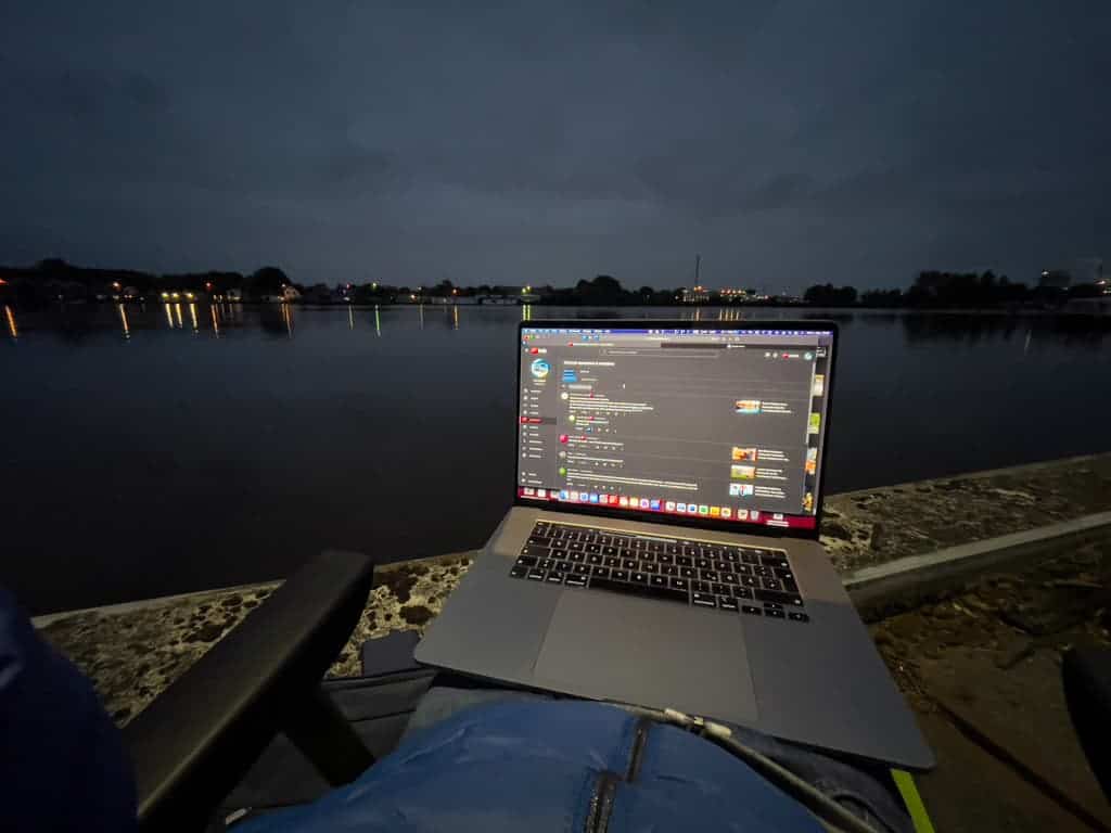 Arbeiten Von Unterwegs