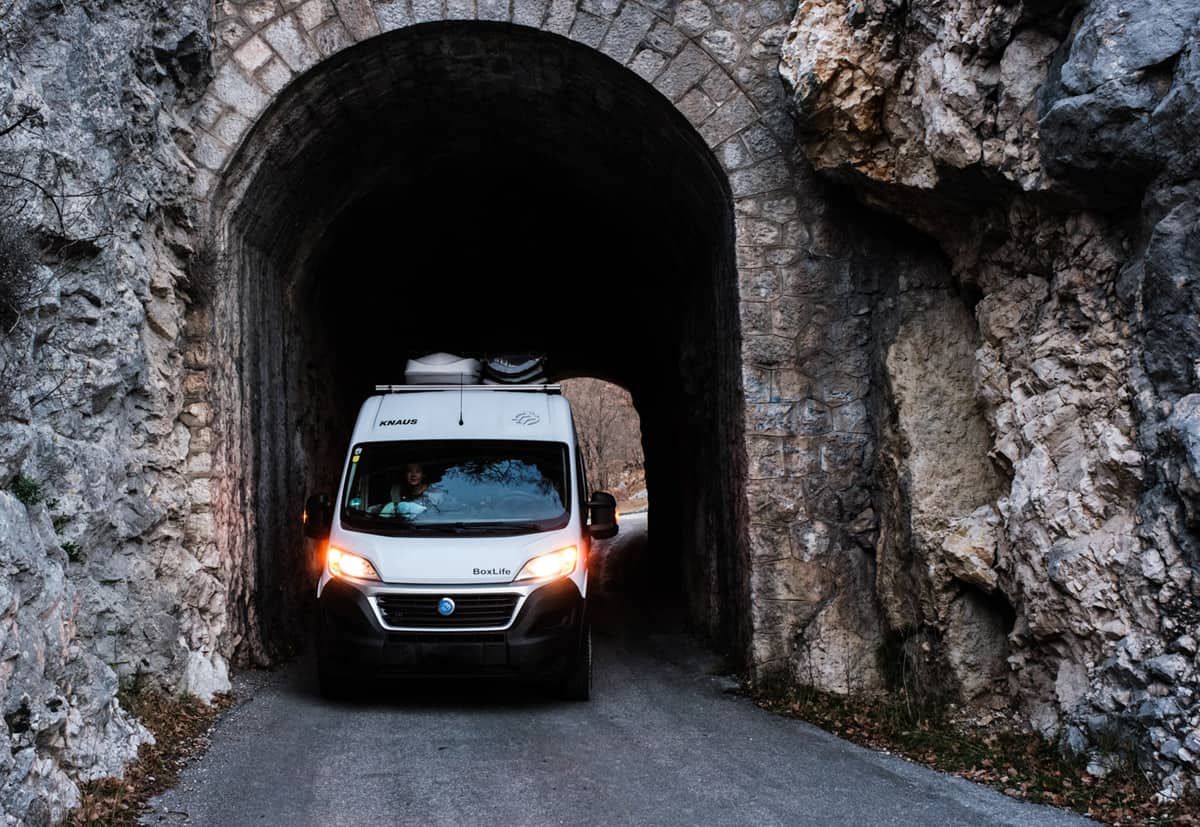 Camper In Der Schlucht Von Verdon