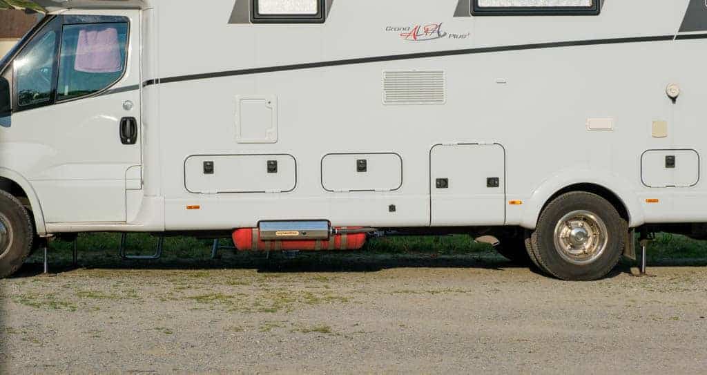 Gastank Am Wohnmobil