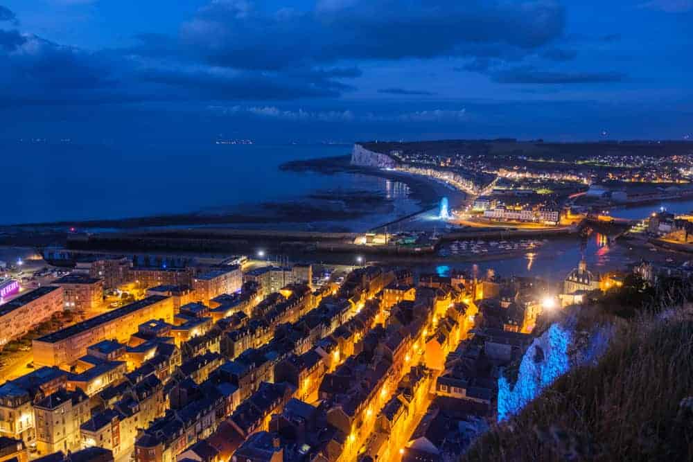 Le Tréport Bei Nacht