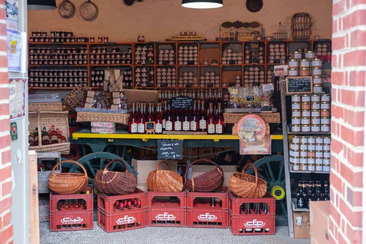 Souvenirshop In Der Normandie