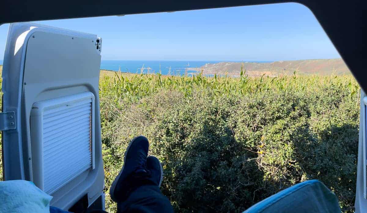 Cotentin Mit Dem Wohnmobil 44 Ausblick Vom Parkplatz Am Nez De Jobourg