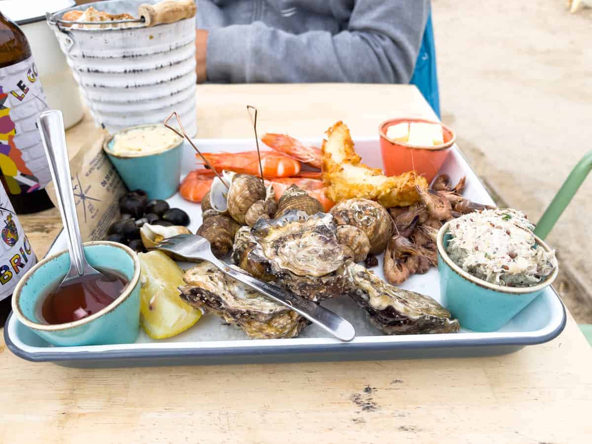 Cotentin Mit Dem Wohnmobil 14 Planche De La Mer - MeeresfrÜChteplatte