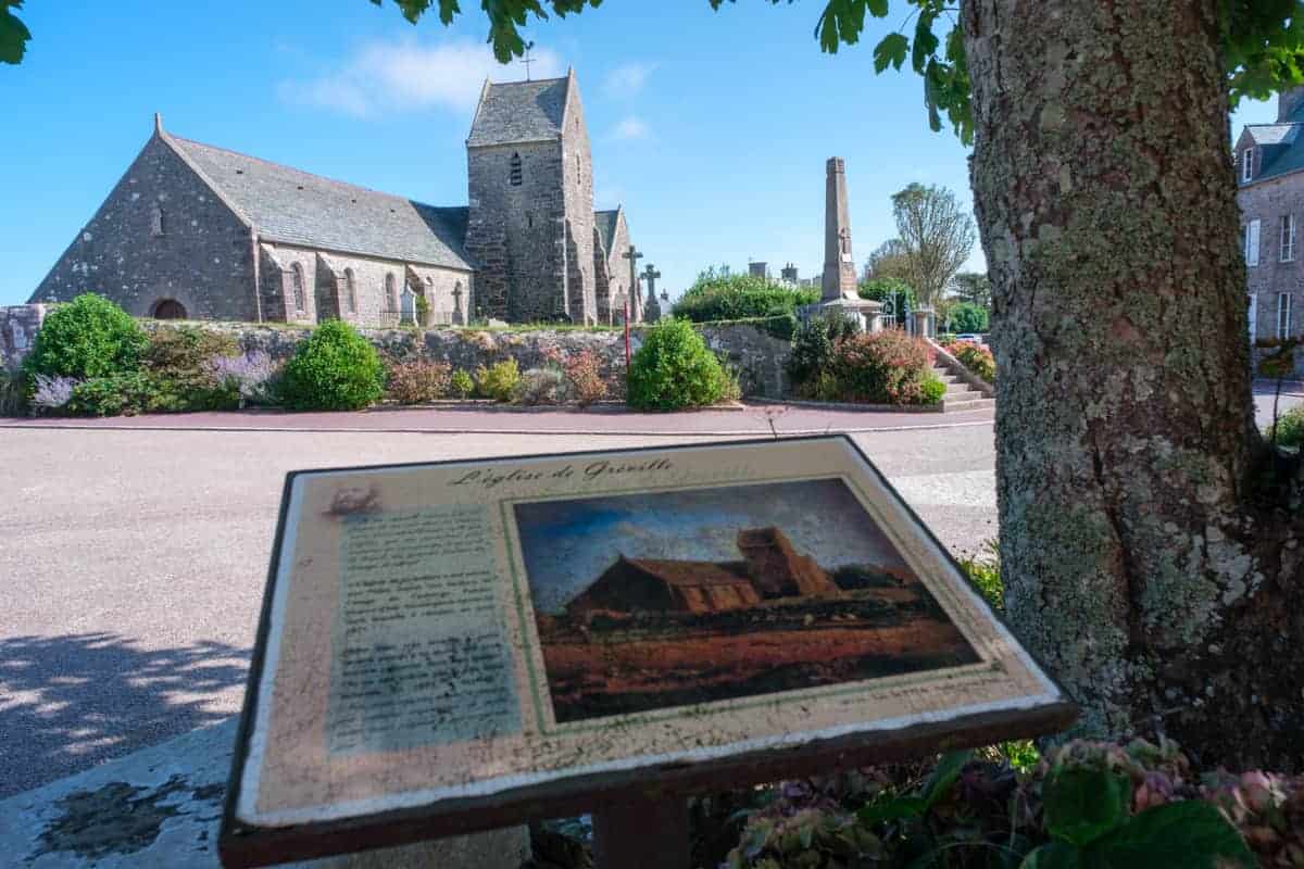 Cotentin Mit Dem Wohnmobil 33 Die Kirche Von GrÉVille Wurde Von Millet Gemalen