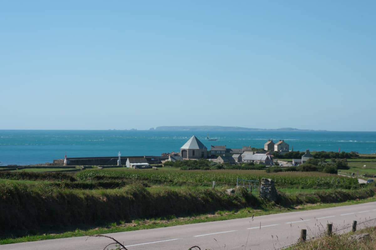 Cotentin Mit Dem Wohnmobil 37 Cap De La Hague Mit Der Kanalinsel Alderney Dahinter