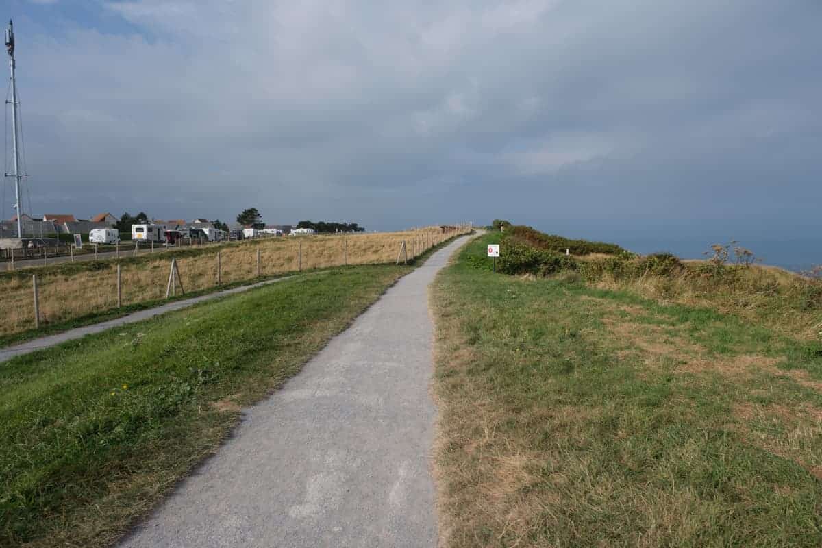 Weg Auf Den Klippen Vor Dem Stellplatz Le Tr&Eacute;Port