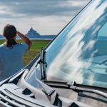 Der Mont-Saint-Michel Mit Dem Wohnmobil 68 Blick Auf Mont Saint Michel