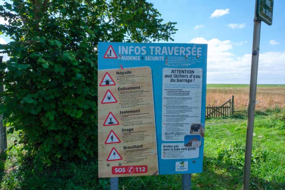 Der Mont-Saint-Michel Mit Dem Wohnmobil 23 Gefahren Einer Wattwanderung