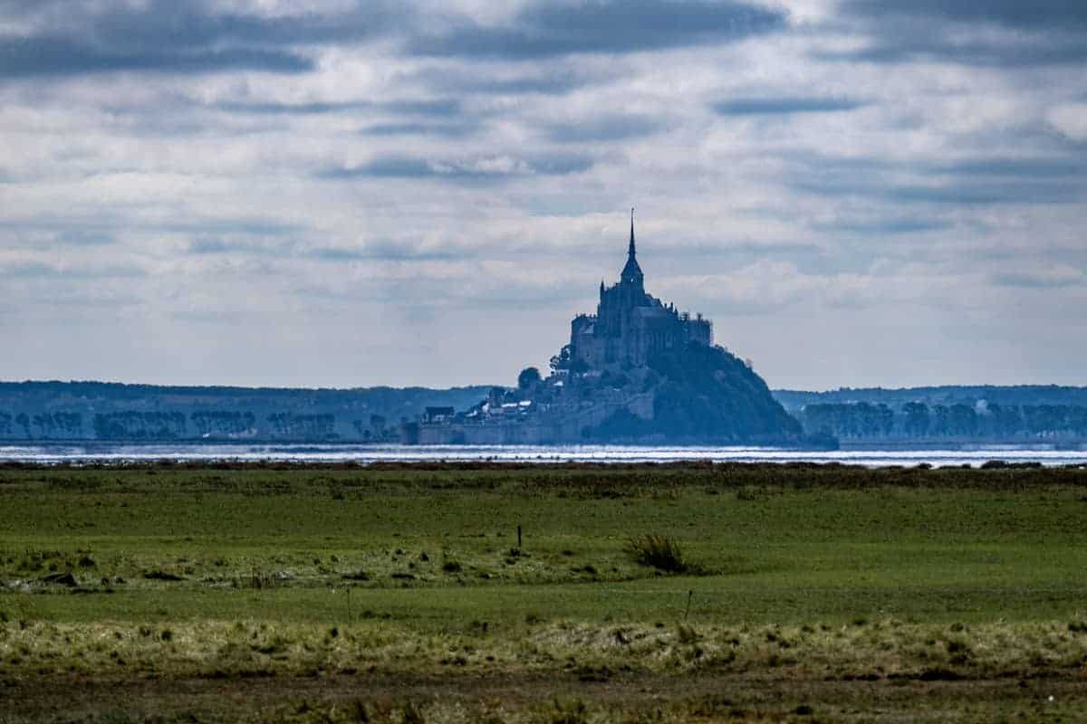 Der Mont-Saint-Michel Mit Dem Wohnmobil 21 Aussicht Auf Den Mont Saint Michel Von Bacilly