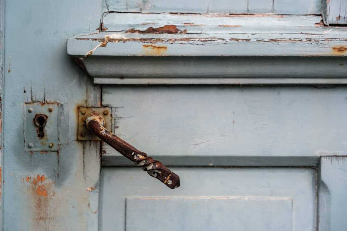 Der Mont-Saint-Michel Mit Dem Wohnmobil 31 Alte TÜRklinke Mont Saint Michel