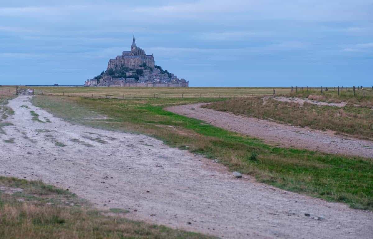 Der Mont-Saint-Michel Mit Dem Wohnmobil 24 Ein Erster, SchÖNer Blick Auf Den Mont Saint Michel