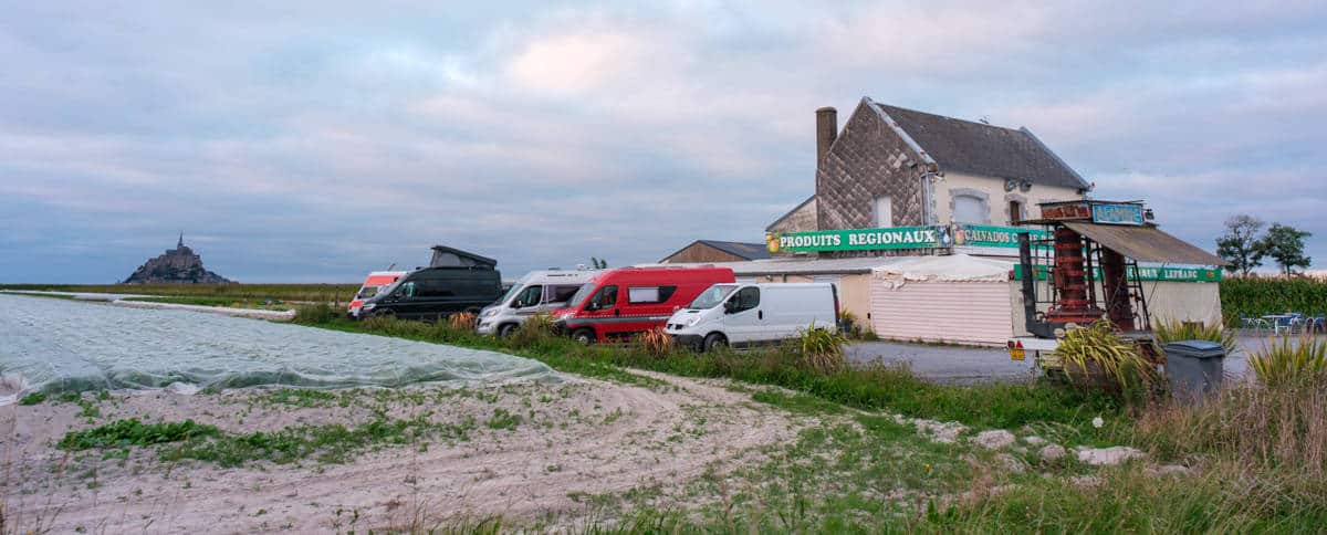 Der Mont-Saint-Michel Mit Dem Wohnmobil 19 Stellplatz Beim Cidre-Shop