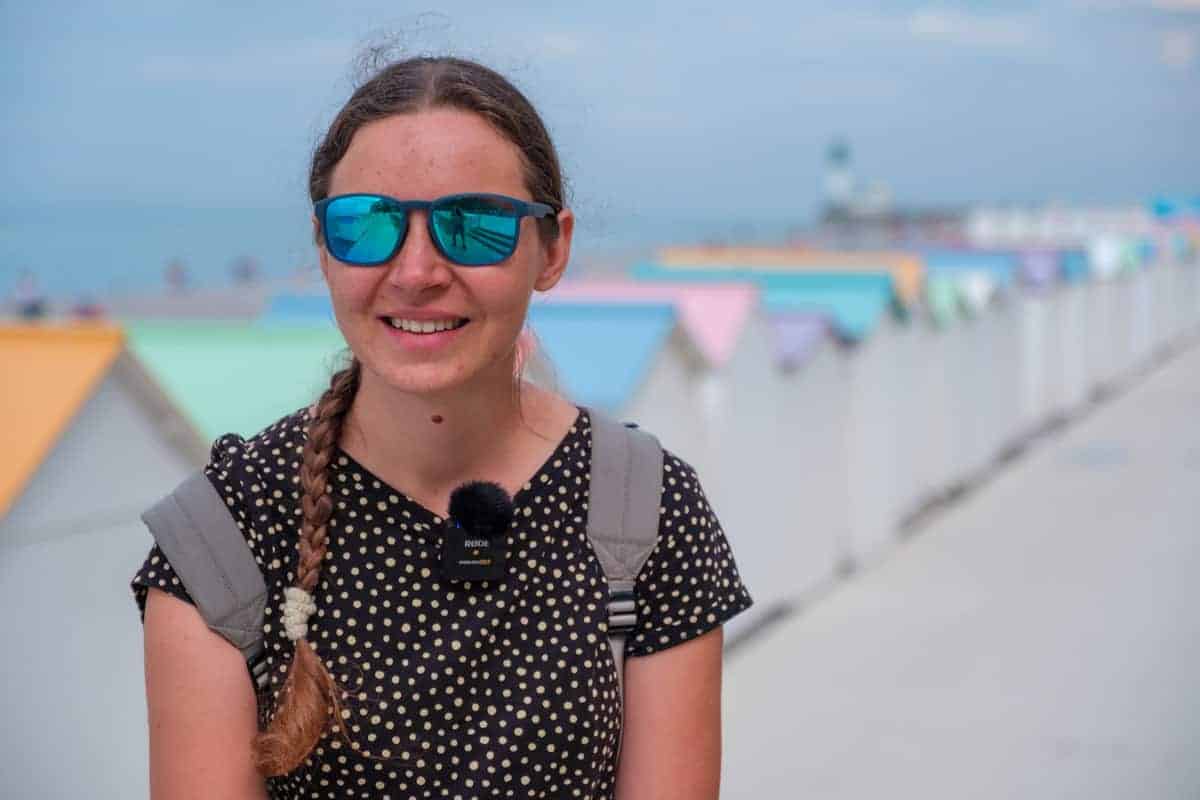 Olya Vor Den Strandk&Ouml;Rben Von Le Tr&Eacute;Port