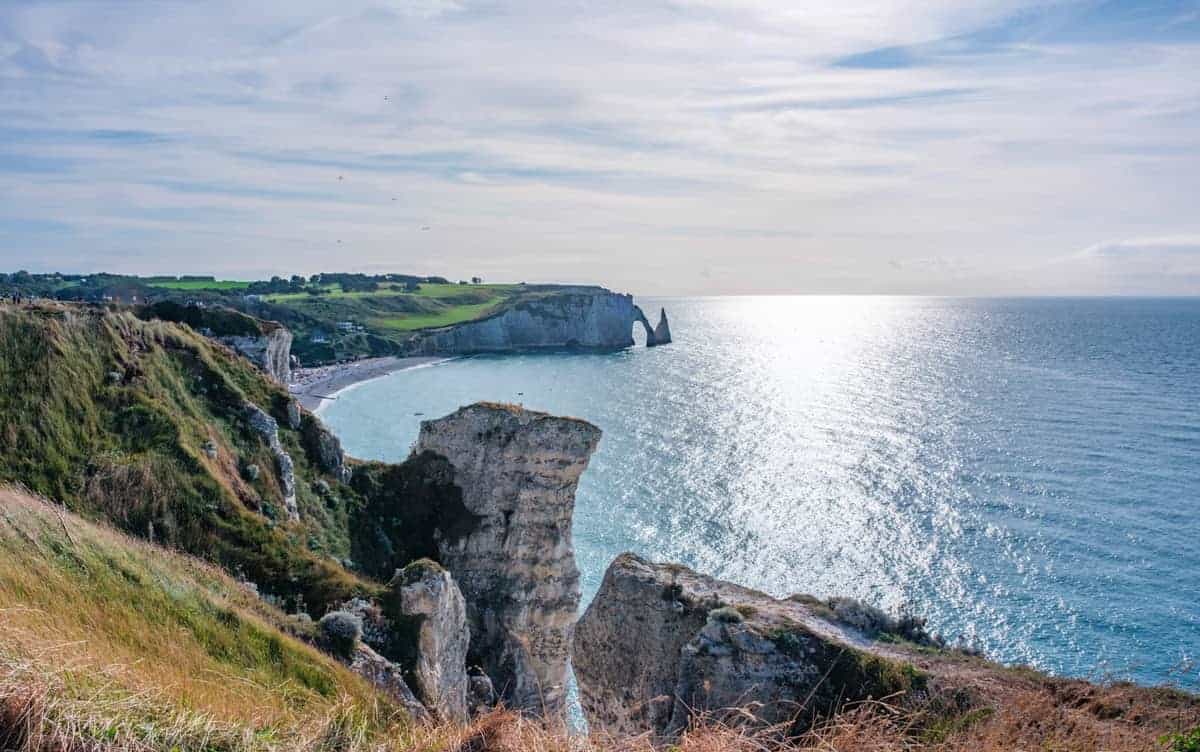 Die Ber&Uuml;Hmte Porte D'Aval Bei &Eacute;Tretat