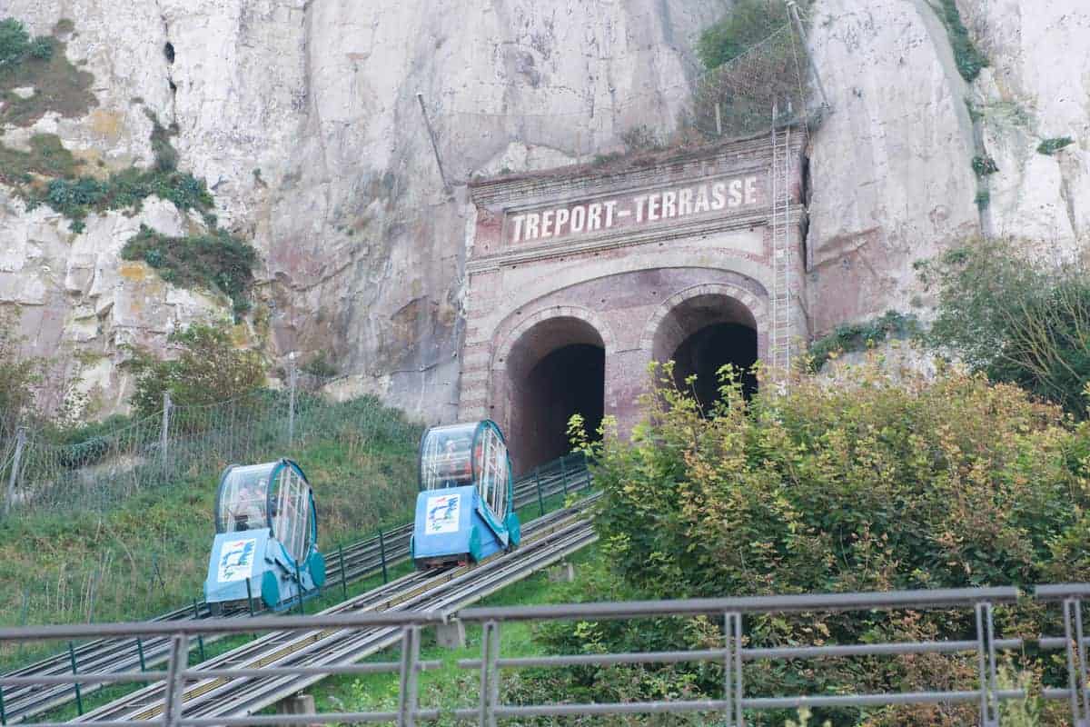 Die Standseilbahn In Le Tr&Eacute;Port