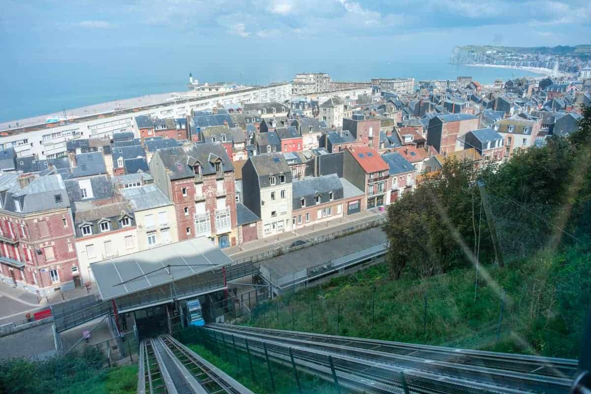 Blick Von Der Standseilbahn Auf Le Tr&Eacute;Port
