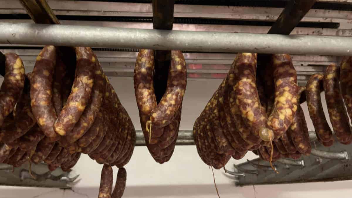 Würste Aufgehängt