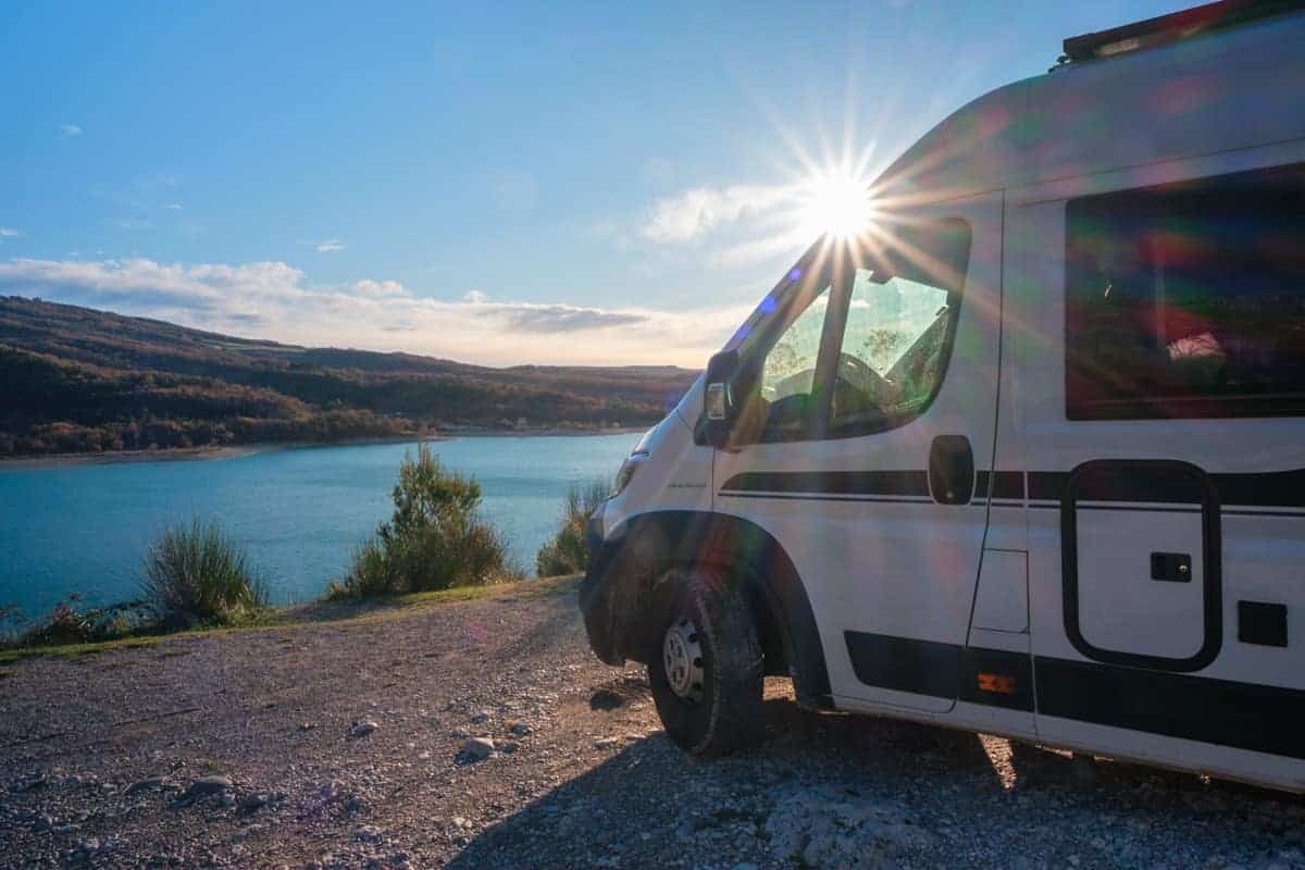 Am Lac De Ste Croix Mit Dem Wohnmobil