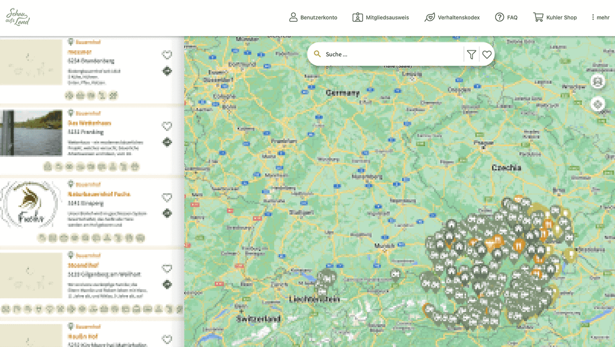 Kartendarstellung Von Schauaufsland (Aus Rechtlichen Gründen Verpixelt)