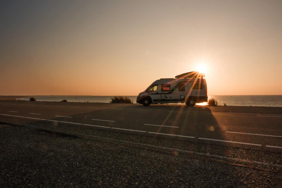 Mit Dem Wohnmobil Am Brouwersdam Auf Unserer Europareise 2021