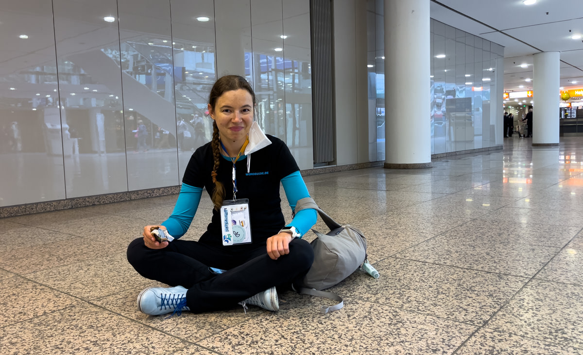 Kaum Sitzgelegenheiten Auf Der Caravan Salon