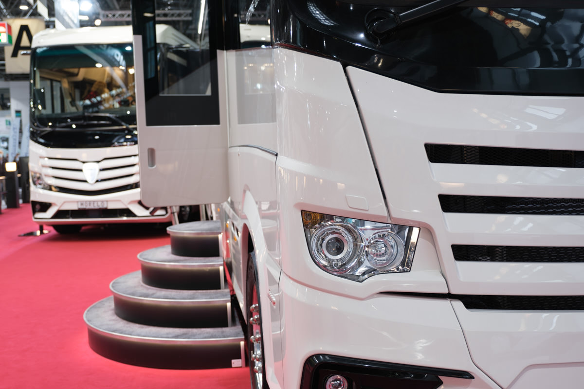 Luxus-Mobile Haben Ihren Eigenen Bereich Auf Der Caravan Salon