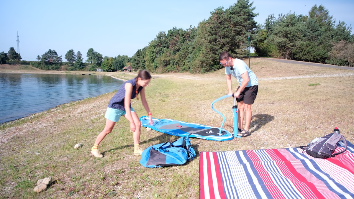 Schweißtreibende Angelegenheit: Das Sup Im Sommer Aufpumpen