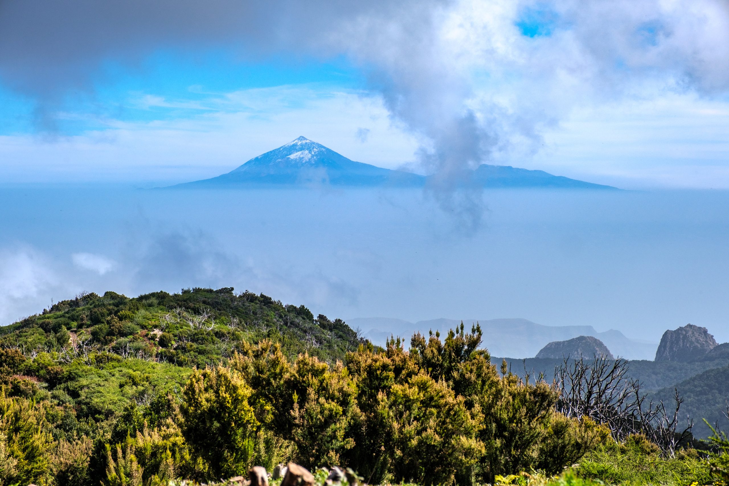 El Teide von La Gomera aus gesehen El Teide von La Gomera aus gesehen
