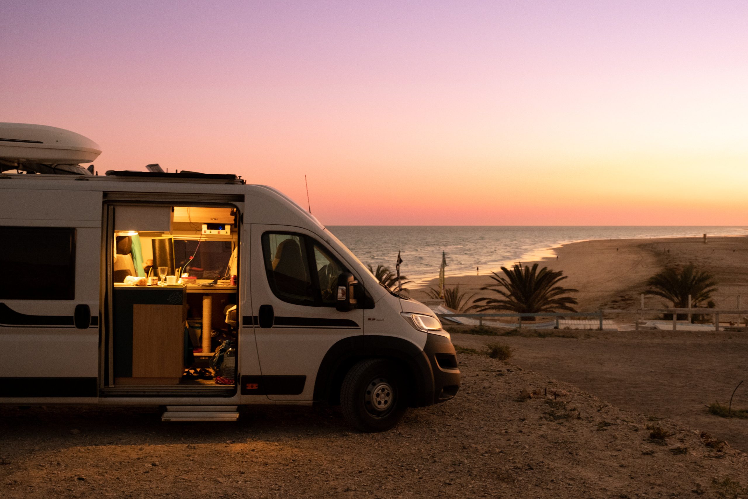 Vanlife auf Fuerteventura (Abendstimmung) Vanlife auf Fuerteventura (Abendstimmung)
