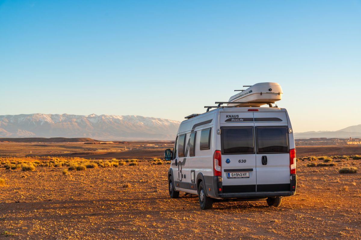 Knaus Boxlife Vor Dem Atlas-Gebirge