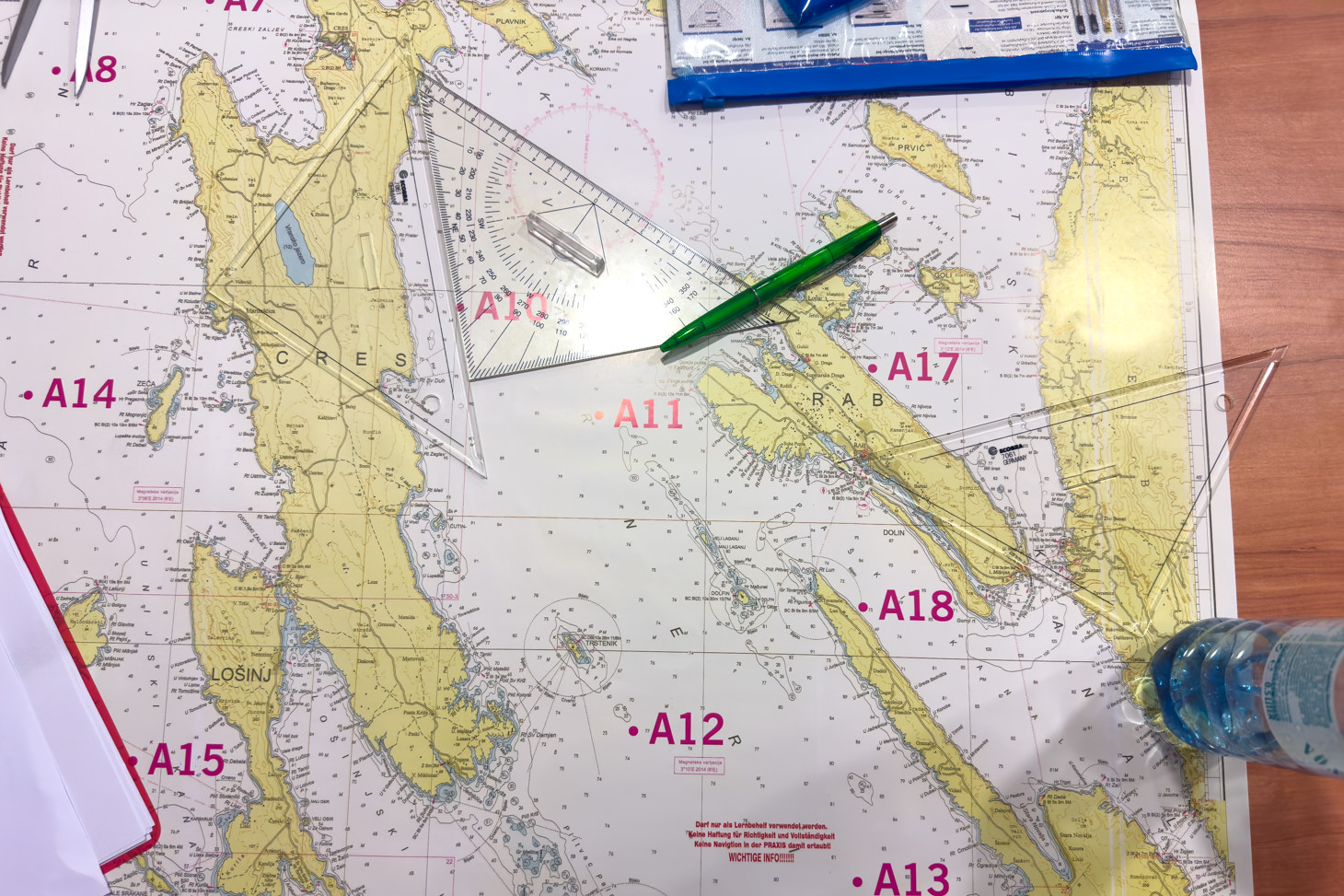 Kartenkunde Prüfung kroatisches Küstenpatent