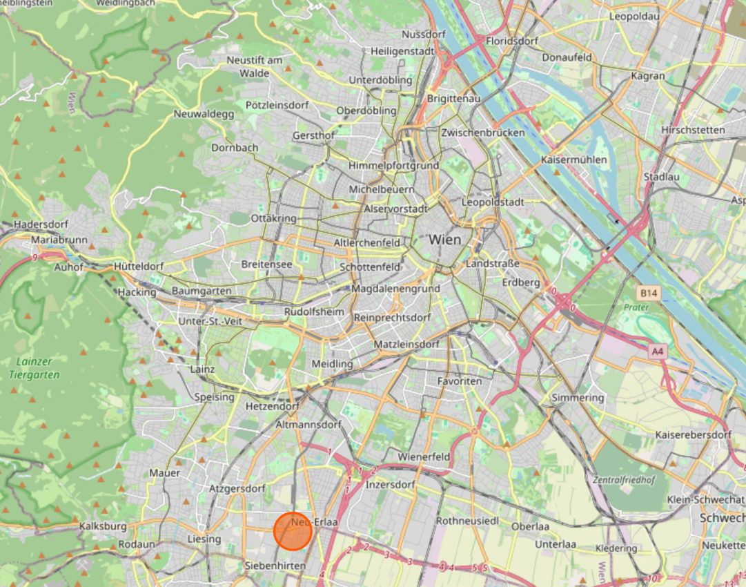 Lage Des Stellplatzes Auf Karte
