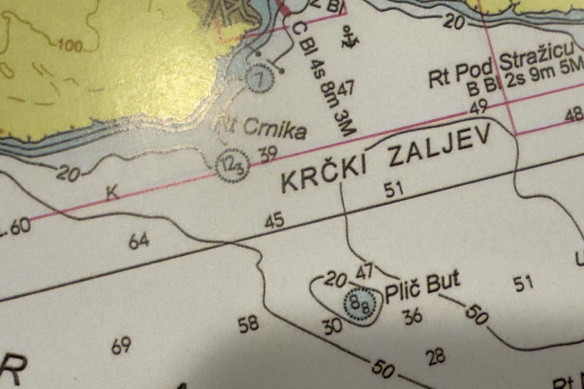 Prüfung Zum Kroatischen Küstenpatent: Erfahrungsbericht 5 Seekarte Kroatien Bei Der PrÜFung Zum KÜStenpatent