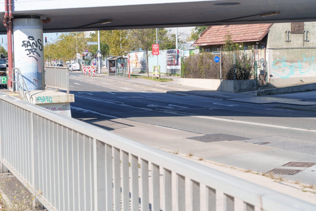 Einstieg Zum Radweg Bei Der U6 Perfektastraße