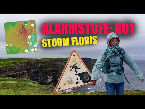Sturm Floris Im Wohnmobil An Den Cliffs Of Moher Überlebt