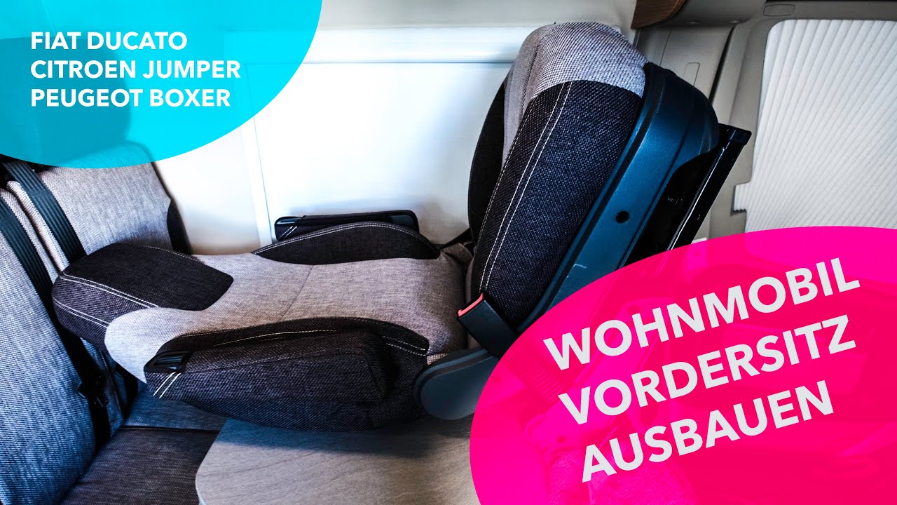 DUCATO VORDERSITZ AUSBAUEN | Wohnmobil | Jumper | Boxer | Batterie-Tausch | Laderegler | Tresor